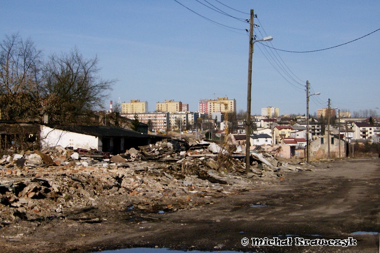 ruiny przy ulicy Szańcowej