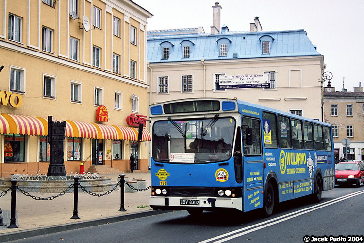 160
Jelcz z firmy Niećko z linii 9. W 1999 odkupiony z MPK Kraków, nr 22013. Kasacja w 2005.
